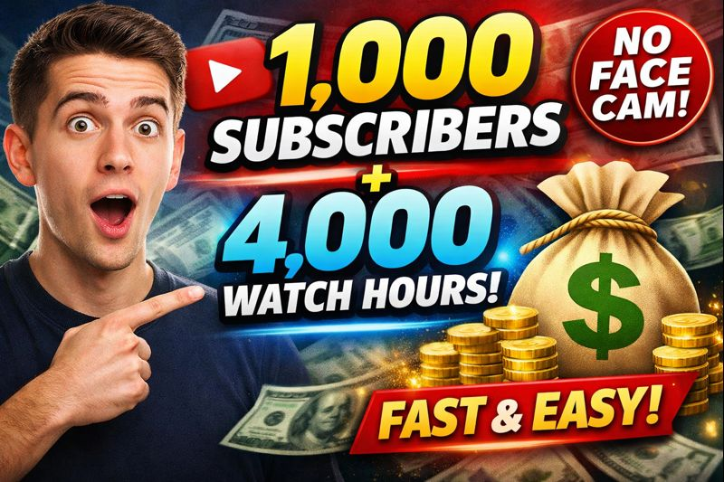 How To Get 1000 Subscribers and 4000 Watch Hours on YouTube